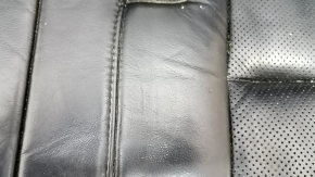 Left rear seat Jeep Grand Cherokee WK2 16-17 - black leather, heated, scratches, dry cleaning, missing plug