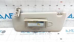 Left visor Mercedes W213 E 17-19 beige, without hook, broken mount, needs cleaning