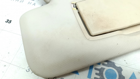 Left visor Mercedes W213 E 17-19 beige, without hook, broken mount, needs cleaning