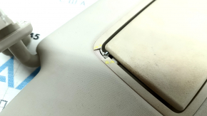 Left visor Mercedes W213 E 17-19 beige, without hook, broken mount, needs cleaning