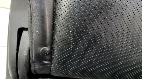 Right rear seat Jeep Grand Cherokee WK2 16-17 - black leather, heated, scratches, cracks, dry cleaning, missing plug