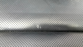 Right rear seat Jeep Grand Cherokee WK2 16-17 - black leather, heated, scratches, cracks, dry cleaning, missing plug