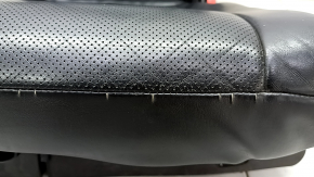 Right rear seat Jeep Grand Cherokee WK2 16-17 - black leather, heated, scratches, cracks, dry cleaning, missing plug