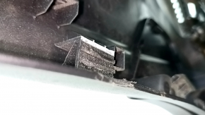 Driver's seat Jeep Grand Cherokee WK2 16-17 without airbag, electric, black leather, rusty at the bottom, dented, scratches, cracks, broken side pad fastener
