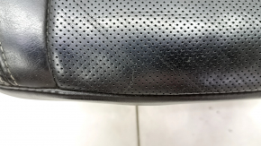 Driver's seat Jeep Grand Cherokee WK2 16-17 without airbag, electric, black leather, rusty at the bottom, dented, scratches, cracks, broken side pad fastener