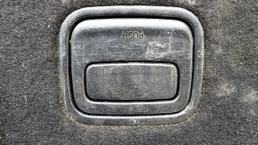 Jeep Grand Cherokee WK2 14-17 trunk floor board, black, broken handle mechanism, scratches on chrome and handle, dent, needs cleaning