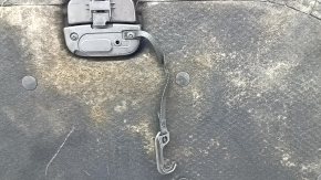 Jeep Grand Cherokee WK2 14-17 trunk floor board, black, broken handle mechanism, scratches on chrome and handle, dent, needs cleaning