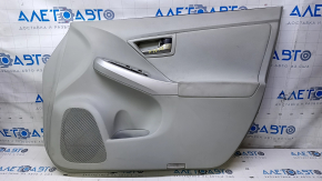 Door trim card front right Toyota Prius 30 10-15 gray with gray insert cloth, armrest gray cloth, scratches, abrasions, broken fastening, for dry cleaning
