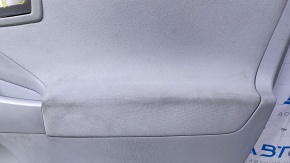 Door trim card front right Toyota Prius 30 10-15 gray with gray insert cloth, armrest gray cloth, scratches, abrasions, broken fastening, for dry cleaning