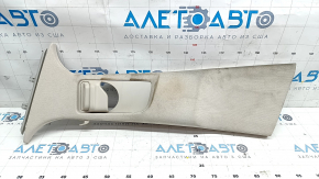 Upper center pillar trim belt left Mercedes W213 E 17-23 beige, needs cleaning, cracks