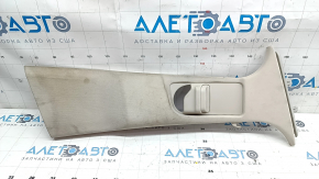 Upper center pillar trim belt right Mercedes W213 E 17-23 beige, needs cleaning, cracks