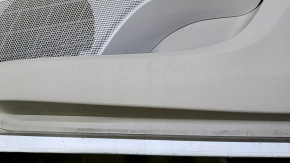 Door trim card front right Toyota Camry v70 18- beige with beige insert plastic, armrest rubber, scuffs, abrasions, dent