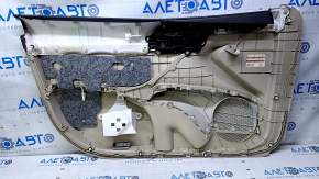 Door trim card front right Toyota Camry v70 18- beige with beige insert plastic, armrest rubber, scuffs, abrasions, dent