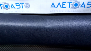 Door trim card front right Mitsubishi Outlander 14-21 black with black insert cloth, molding gray under carbon structure, scratches, scuffs, dents, abrasions, for dry cleaning