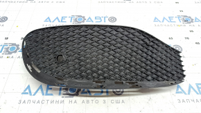 Front bumper grille left Mercedes W213 E 300/350/400/450 17-20 for parking sensors, cracks