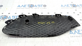 Front bumper grille left Mercedes W213 E 300/350/400/450 17-20 for parking sensors, cracks