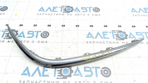 Front bumper molding left Mercedes W213 E 300/350/400/450 17-20 chrome, sand