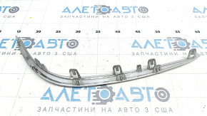 Front bumper molding right Mercedes W213 E 300/350/400/450 17-20 chrome, sand