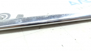 Molding front bumper central lower Mercedes W213 E 300/350/400/450 17-20 chrome, sand