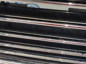 Grill radiator grill assembly with frame Ford Fusion mk5 17-18 chrome, melted plastic new analogue