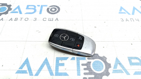 Smart key Mercedes W213 E 17-23 4 buttons, keyless, worn, bumps