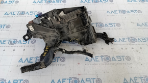 Fuse box underhood left Toyota Camry v50 12-14 usa with housing, broken fastening, no fragment