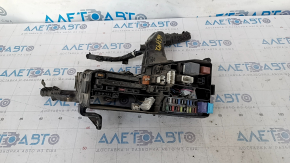 Fuse box underhood left Toyota Camry v50 12-14 usa with housing, broken fastening, no fragment