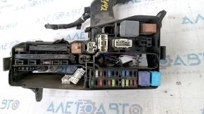 Fuse box underhood left Toyota Camry v50 12-14 usa with housing, broken fastening, no fragment