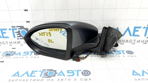 Side mirror left VW Jetta 19- 5+2 pins, BSM, heated, graphite