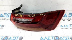 Outer wing lamp right VW Jetta 19 - cracks in glass