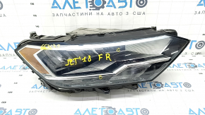 Headlight front right VW Jetta 19 - complete LED, sand, bumps