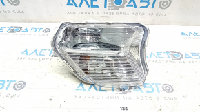 Left turn signal Ford Escape MK3 17-19 rest, white, with fog lights, sand, broken mount