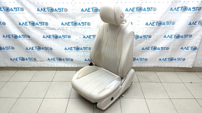 Driver's seat Mercedes W213 E 17-23 without airbag, electric, heated, memory, leather, beige, worn leather, for cleaning