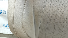 Driver's seat Mercedes W213 E 17-23 without airbag, electric, heated, memory, leather, beige, worn leather, for cleaning
