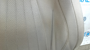 Driver's seat Mercedes W213 E 17-23 without airbag, electric, heated, memory, leather, beige, worn leather, for cleaning