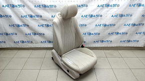 Passenger seat Mercedes W213 E 17-23 without airbag, electric, heated, memory, beige leather, worn leather