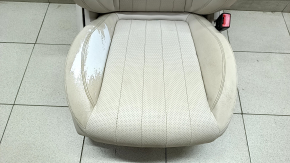 Passenger seat Mercedes W213 E 17-23 without airbag, electric, heated, memory, beige leather, worn leather