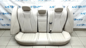 Rear row of seats 2nd row Mercedes W213 E 17-23 beige leather