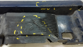 Right threshold Mercedes W213 E 300/350/400/450/53/63 17-20 under moldings, Luxury, blue, with moldings, with plugs, worn