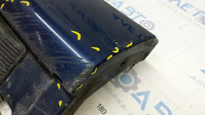 Right threshold Mercedes W213 E 300/350/400/450/53/63 17-20 under moldings, Luxury, blue, with moldings, with plugs, worn