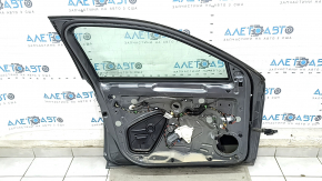 Door assembly front left VW Jetta 19- keyless, graphite LD7X, dent, missing plug