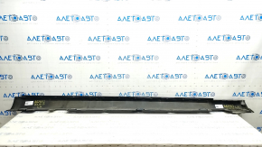 Left threshold Mercedes W213 E 300/350/400/450/53/63 17-20 under moldings, Luxury, blue, with moldings, without plug, scratches