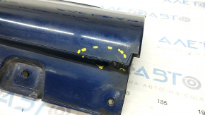 Left threshold Mercedes W213 E 300/350/400/450/53/63 17-20 under moldings, Luxury, blue, with moldings, without plug, scratches