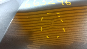 VW Jetta 19 bare hood - steel, graphite LD7X, dent
