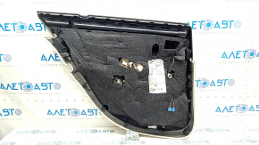 Door trim card rear right Mercedes W213 E 300/350/400/450 17-23 beige leather, brown leather top, without curtain, wood insert, Burmester, tear, scratches