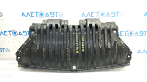 Front bumper guard central Mercedes W213 E 300/350/400/450 17-23 AWD cracks, breaks, rubbed, non-factory holes