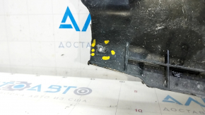 Front bumper guard central Mercedes W213 E 300/350/400/450 17-23 AWD cracks, breaks, rubbed, non-factory holes