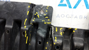 Front bumper guard central Mercedes W213 E 300/350/400/450 17-23 AWD cracks, breaks, rubbed, non-factory holes