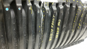 Front bumper guard central Mercedes W213 E 300/350/400/450 17-23 AWD cracks, breaks, rubbed, non-factory holes