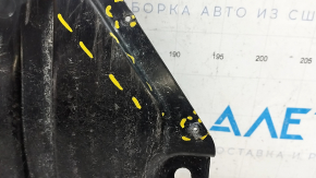 Front bumper guard central Mercedes W213 E 300/350/400/450 17-23 AWD cracks, breaks, rubbed, non-factory holes
